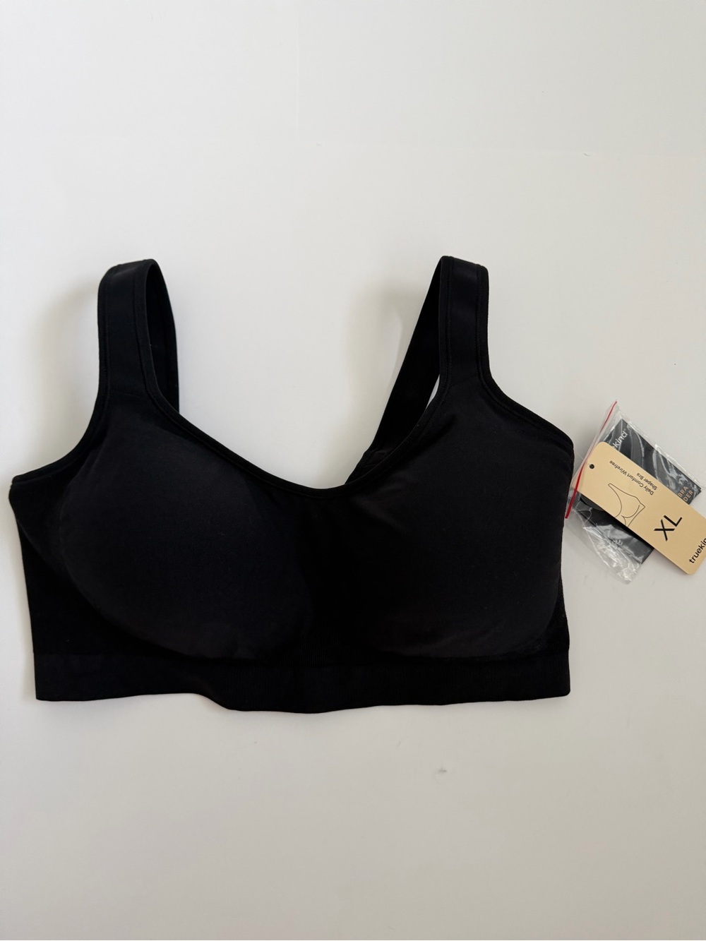 NWT Daily Comfort Wirefree Shaper Bra Black XL + Bra Extender